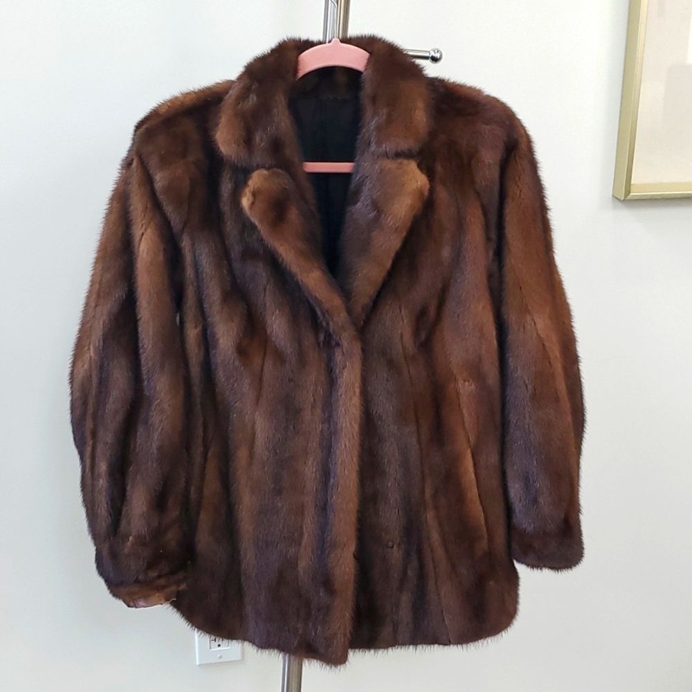 Brown Vintage Mink Coat